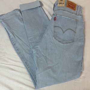 Levi's Light wash 721 High-Rise Skinny Jeans 31x30 Hypersoft